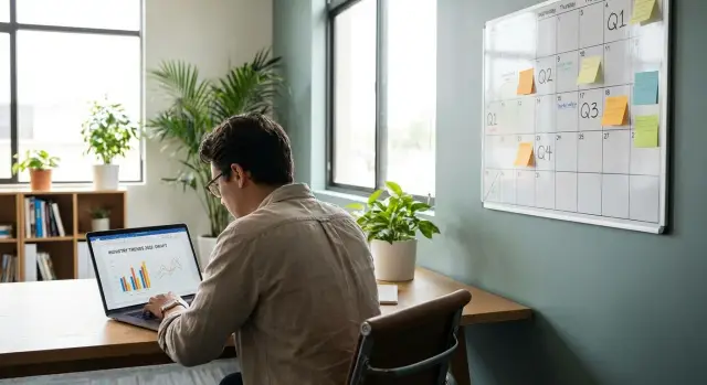 Backlinks para páginas de tendencias de la industria que se acumulan año tras año