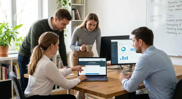 Comprar backlinks para páginas de solicitud de demo B2B, de forma segura