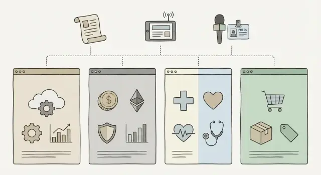 Backlinks para páginas de destino: planes verticales para 4 industrias