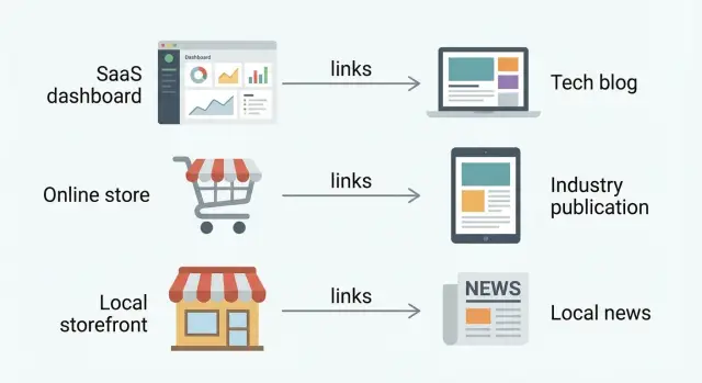 Estrategia de backlinks según el modelo de negocio: SaaS, eCommerce y local
