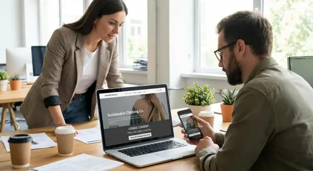 Backlinks y banners de consentimiento: mantener las páginas visibles en la primera carga