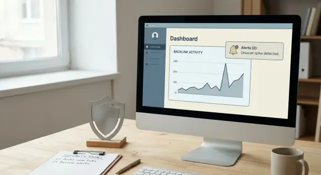 Monitorización de SEO negativo: líneas base, alertas y pasos de respuesta