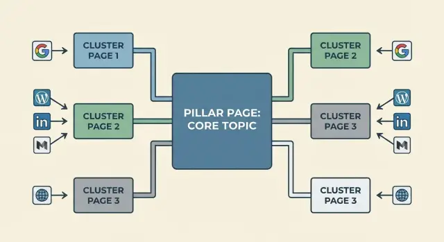 Adquisición de enlaces por clústeres para un SEO temático más claro
