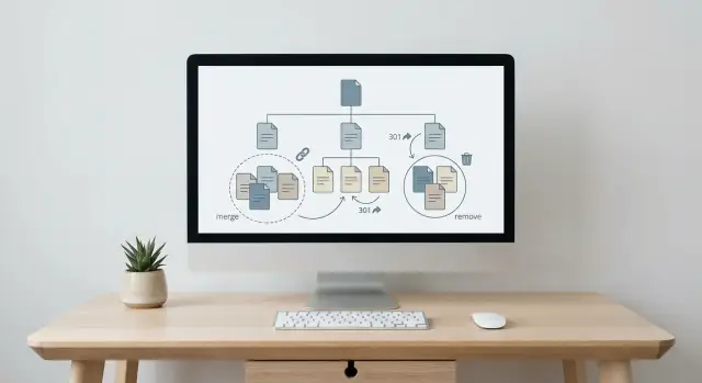 Backlinks y poda de contenido: eliminar páginas sin perder equidad