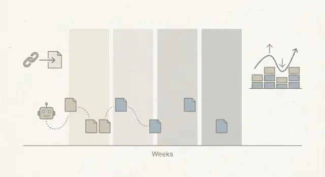 Pronóstico del retraso de impacto de enlaces entrantes para plazos SEO realistas