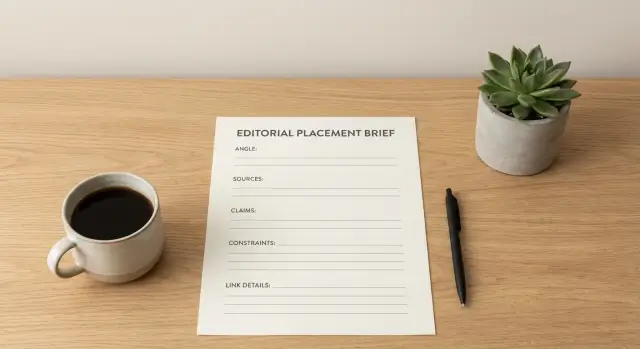Plantilla de brief de colocación editorial: lo que necesitan los publishers