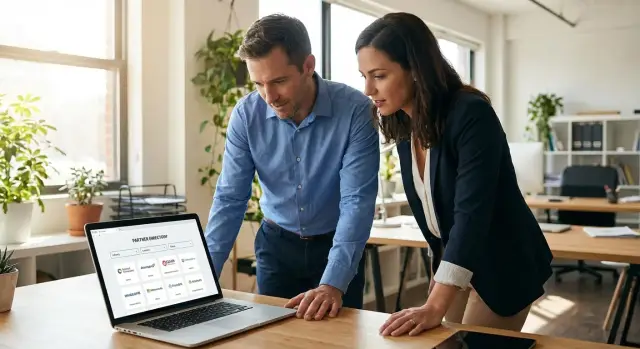 Backlinks para hubs de directorio de socios: construye un hub linkeable