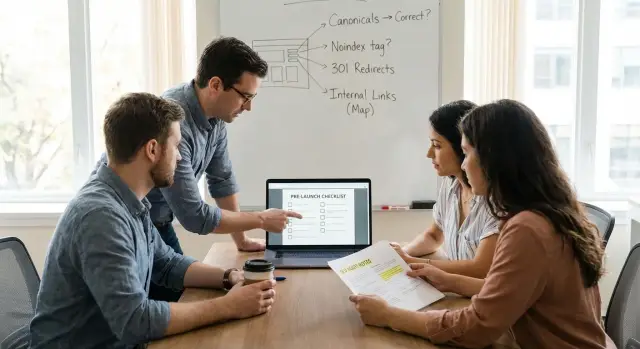 Backlinks y cambios de tema en CMS: checklist SEO antes del lanzamiento