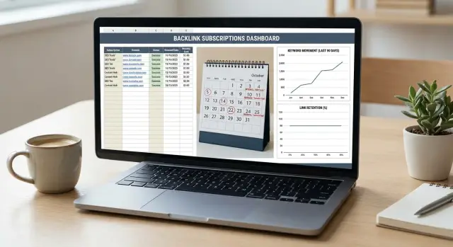 Manual de gestión de suscripciones de backlinks para renovaciones