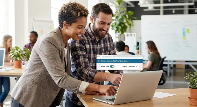 Backlinks para páginas muy personalizadas: estados predeterminados rastreables