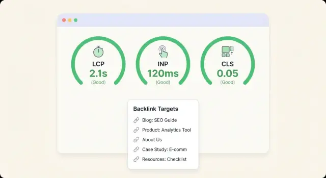 Objetivos de enlace para Core Web Vitals: un método sencillo de priorización