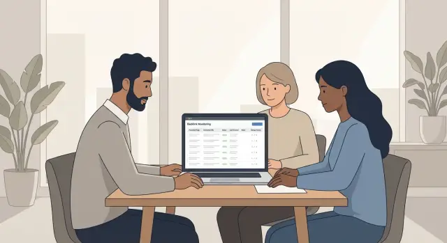 Configuración de un panel de monitoreo de backlinks para equipos de marketing ocupados