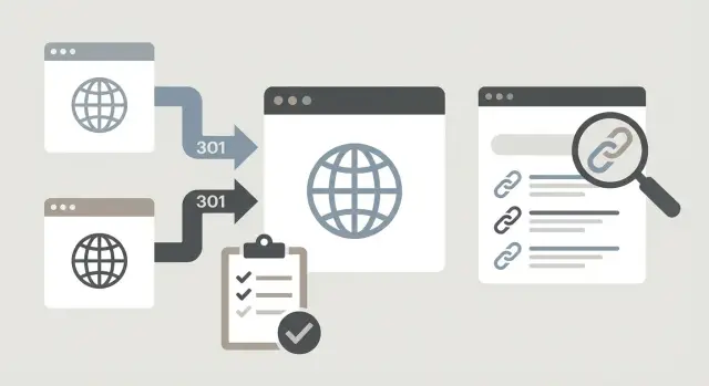 Plan de enlaces para migración de dominio: redirecciones, actualizaciones y monitoreo